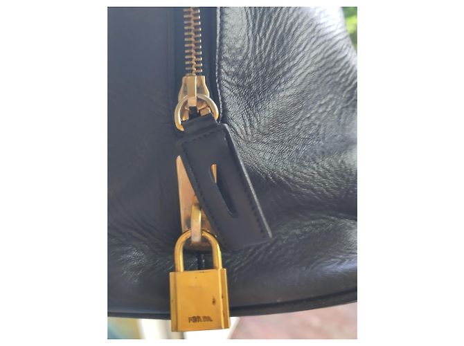 Prada Leder Handtasche Schwarz - Ansicht 2