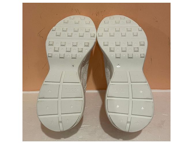 Gucci GG Supreme Fabric Sneakers White - view 10