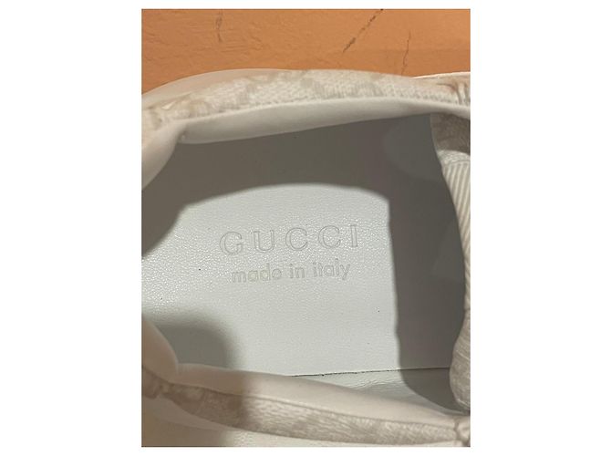 Gucci GG Supreme Fabric Sneakers White - view 13
