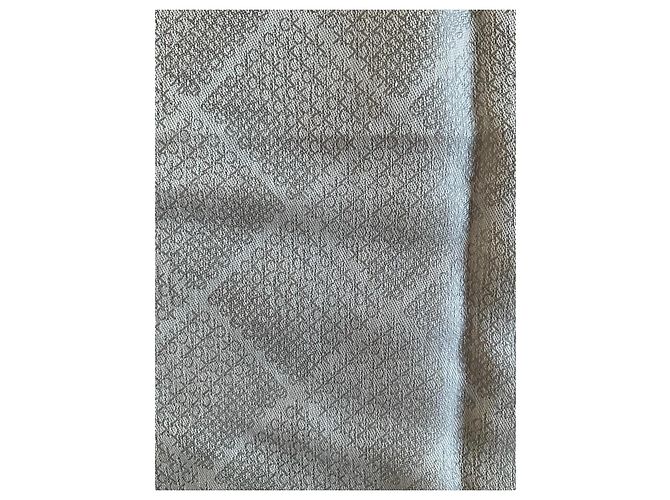 Foulard in cotone Calvin Klein grigio - vista 3