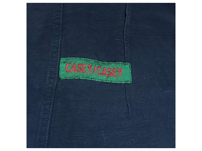 Autre Marque Blazer CASEY/CASEY in misto lino blu navy Blu scuro - vista 5