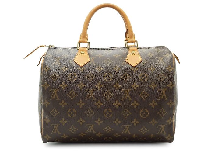 Louis Vuitton Vintage Monogram Canvas Speedy 30 Handtasche Duffle Bag Braun - Ansicht 2
