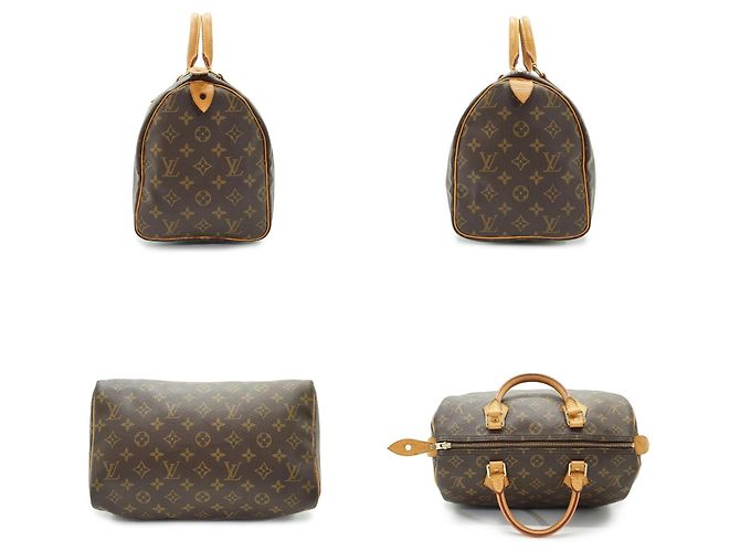 Louis Vuitton Vintage Monogram Canvas Speedy 30 Handtasche Duffle Bag Braun - Ansicht 3