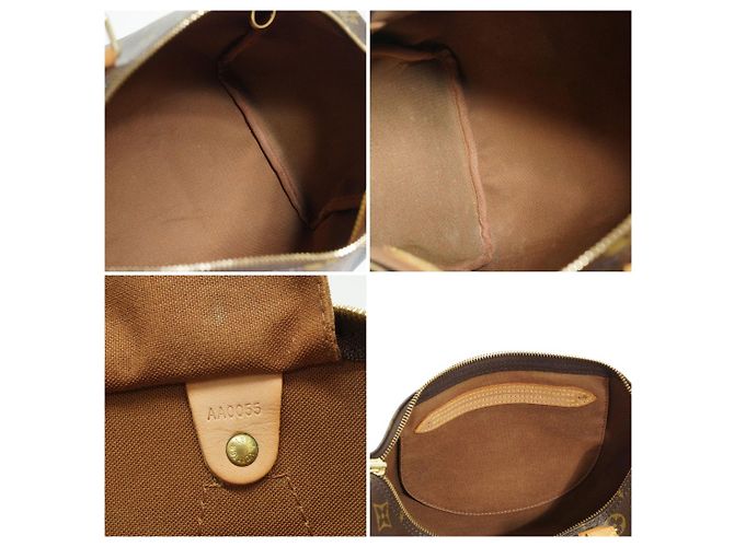 Louis Vuitton Vintage Monogram Canvas Speedy 30 Handtasche Duffle Bag Braun - Ansicht 5