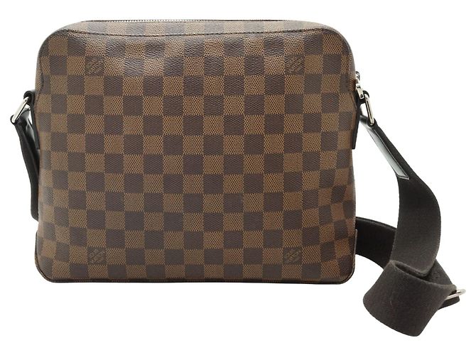 Louis Vuitton Borsa a tracolla Jake Messenger PM in tela Damier Ebene Marrone - vista 2