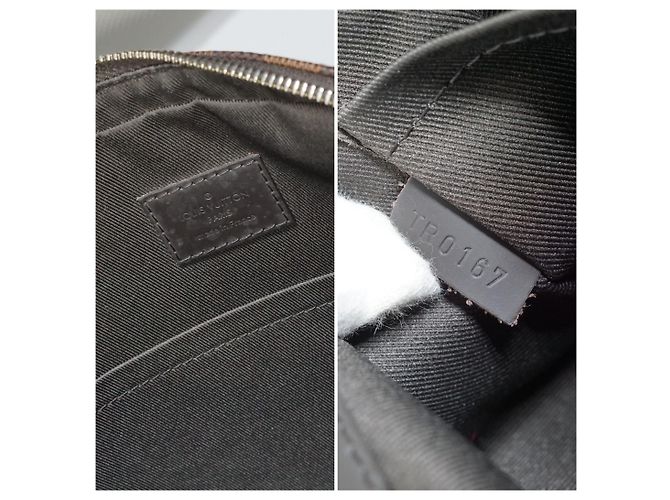 Louis Vuitton Borsa a tracolla Jake Messenger PM in tela Damier Ebene Marrone - vista 5