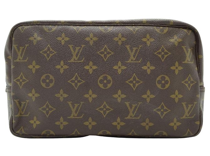 Louis Vuitton Necessaire Vintage Monogram 28 Clutch Pochette Marrone - vista 2