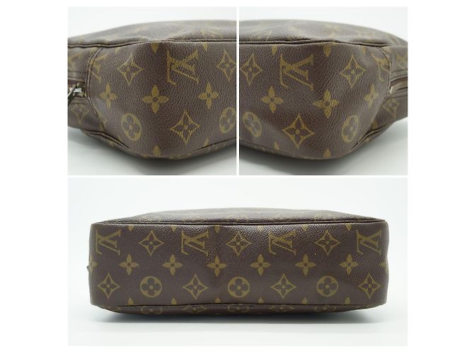 Louis Vuitton Necessaire Vintage Monogram 28 Clutch Pochette Marrone - vista 3