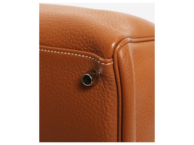 Hermès Borsa Kelly 35 2011 Oro Marrone D'oro - vista 5