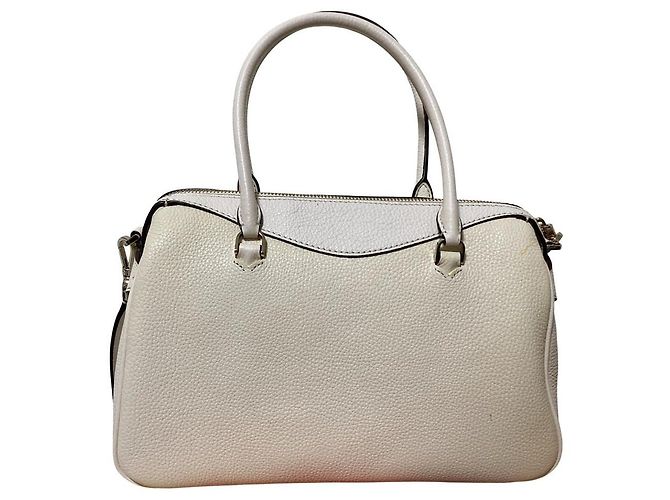 Borsa 2 way Mimi in pelle martellata Kate Spade Beige - vista 2
