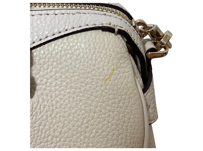 Borsa 2 way Mimi in pelle martellata Kate Spade Beige - vista 3