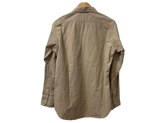 Autre Marque Langarm-Arbeitshemd 45R Beige - Ansicht 3