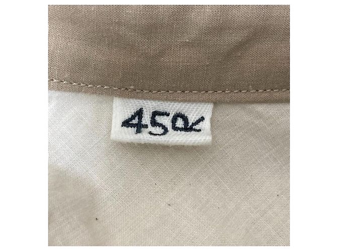 Autre Marque Langarm-Arbeitshemd 45R Beige - Ansicht 4