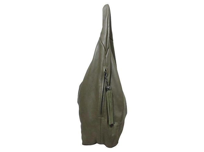 Autre Marque Borsa a tracolla e a mano 2way in pelle RIPANI Verde Cachi - vista 7