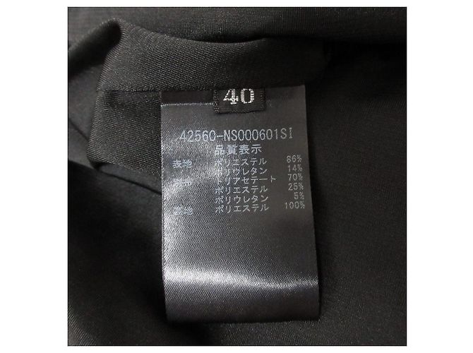 Autre Marque Noelle Kleid FOXEY NEW YORK Samtkleid Schwarz - Ansicht 8