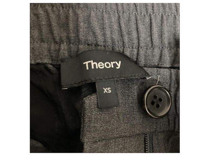 Theory Traceable Wool Cropped Pants Braun - Ansicht 5