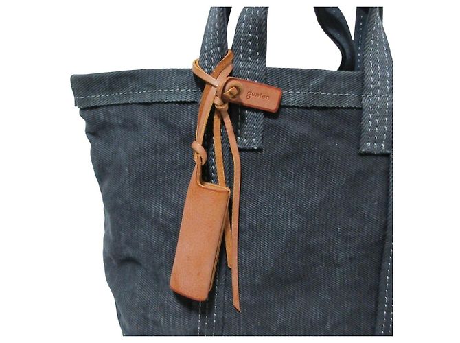 Autre Marque genten Canvas 2way Tote Bag Blau - Ansicht 5