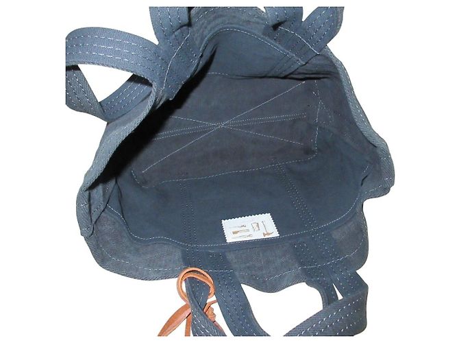 Autre Marque genten Canvas 2way Tote Bag Blau - Ansicht 9