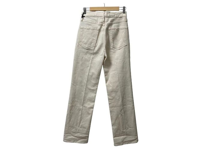 Autre Marque Pantalones vaqueros THE RAMBLER SKIMP Mother Blanco Blanco roto - vista 3