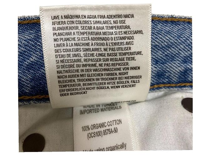 Autre Marque Pantalones vaqueros AGOLDE MID RISE LOOSE FIT Azul - vista 10