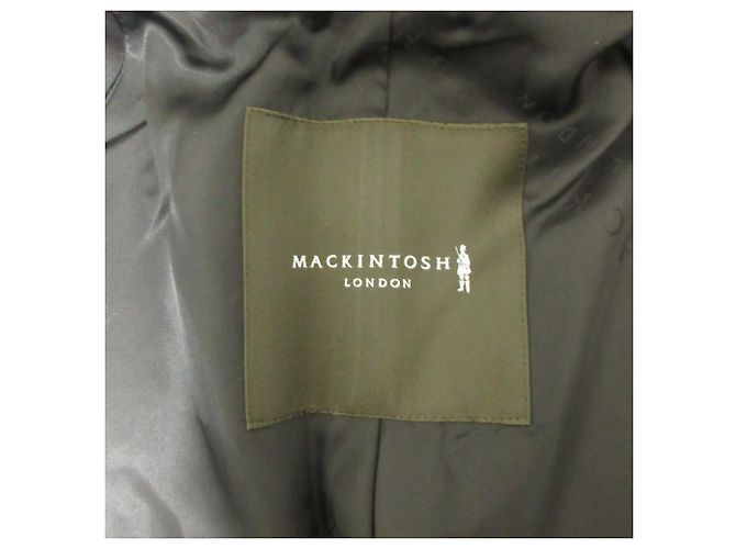 Autre Marque Abrigo de doble tejido de acetato y algodón Mackintosh Azul - vista 6