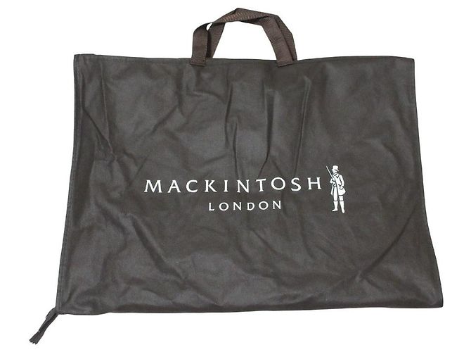 Autre Marque Abrigo de doble tejido de acetato y algodón Mackintosh Azul - vista 9
