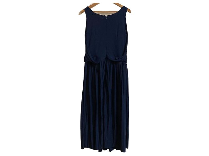 Autre Marque Brooks Brothers Kleid Blau Marineblau - Ansicht 2