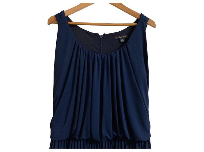 Autre Marque Brooks Brothers Kleid Blau Marineblau - Ansicht 3