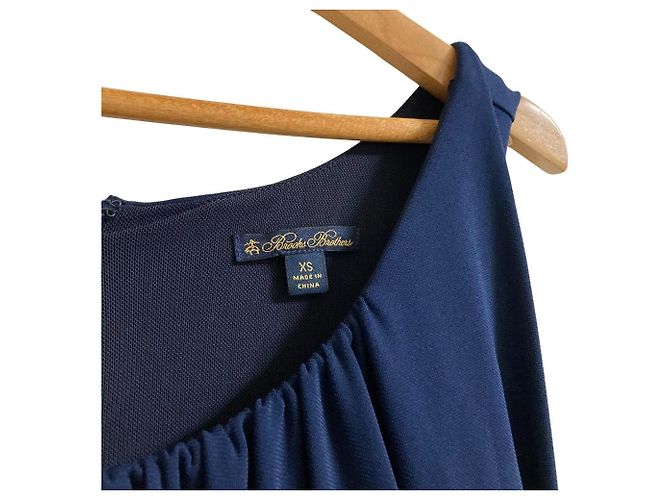 Autre Marque Brooks Brothers Kleid Blau Marineblau - Ansicht 5
