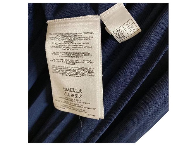 Autre Marque Brooks Brothers Kleid Blau Marineblau - Ansicht 7