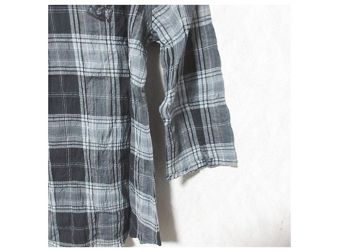 Autre Marque Camicia a maniche corte a quadri roar 2 Check Nero - vista 4