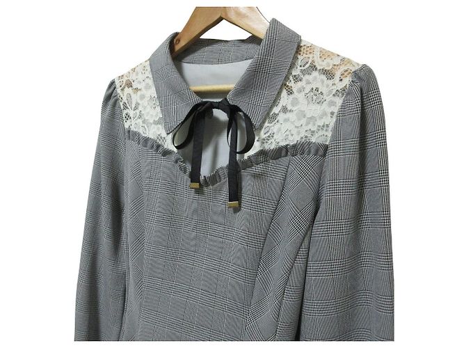 Autre Marque Conjunto de manga larga Secret Honey Check Castaño - vista 4
