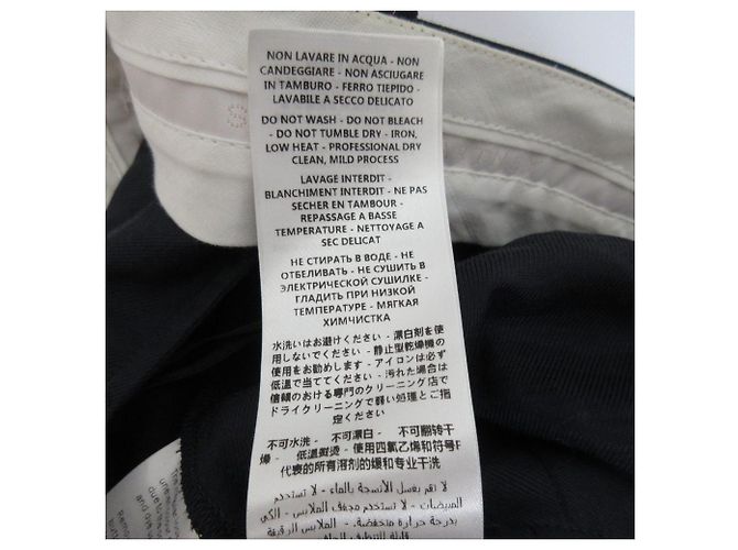Stella Mc Cartney Stella McCartney Streifen-Weitbeinhose Schwarz Blau Marineblau - Ansicht 12