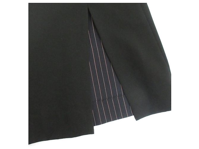 Stella Mc Cartney Stella McCartney Streifen-Weitbeinhose Schwarz Blau Marineblau - Ansicht 7