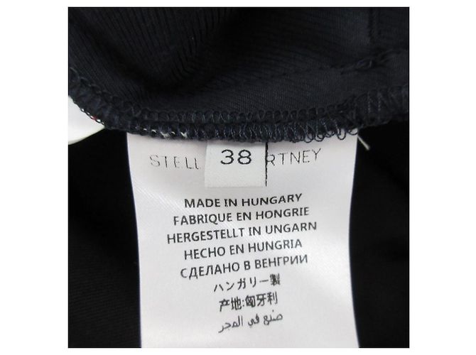 Stella Mc Cartney Stella McCartney Streifen-Weitbeinhose Schwarz Blau Marineblau - Ansicht 9