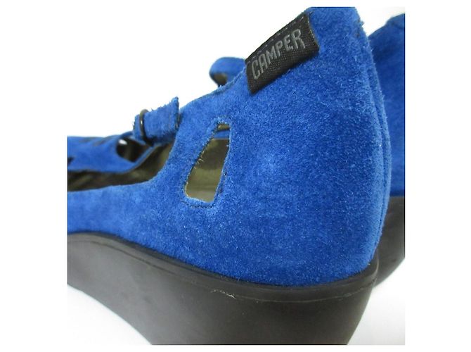 Autre Marque Chaussures Mary Jane à semelles compensées en daim CAMPER Covent Pillow - vue 11