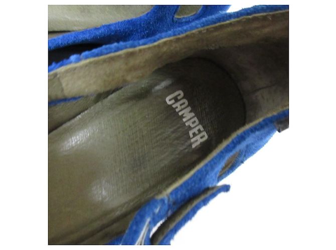 Autre Marque Chaussures Mary Jane à semelles compensées en daim CAMPER Covent Pillow - vue 5