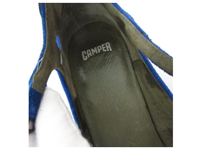 Autre Marque Chaussures Mary Jane à semelles compensées en daim CAMPER Covent Pillow - vue 6