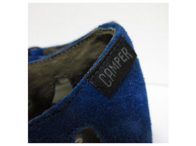 Autre Marque Chaussures Mary Jane à semelles compensées en daim CAMPER Covent Pillow - vue 8