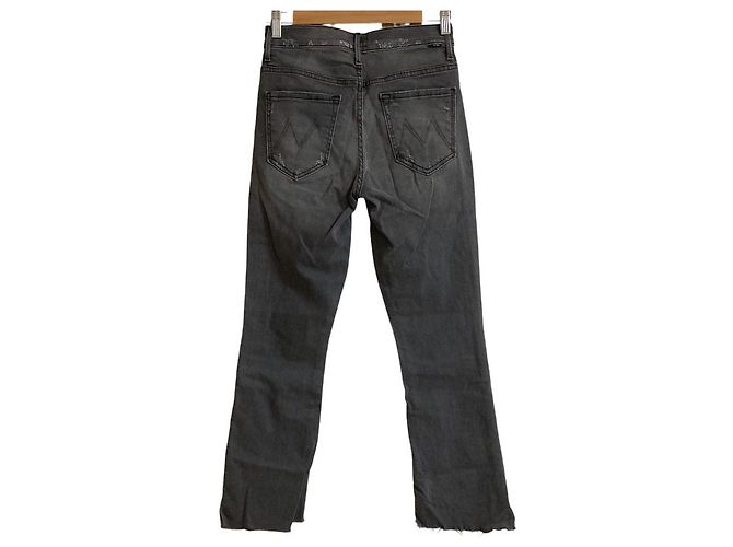 Autre Marque Pantalones vaqueros Mother INSIDER CROP STEP FRAY Castaño - vista 2