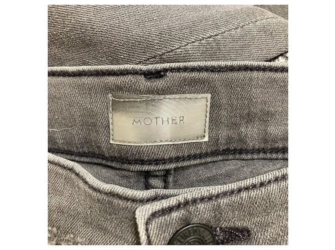 Autre Marque Pantalones vaqueros Mother INSIDER CROP STEP FRAY Castaño - vista 3