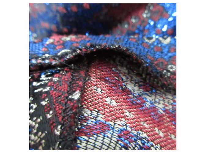 Kenzo Lamé-Jacquard-Kleid Blau - Ansicht 11