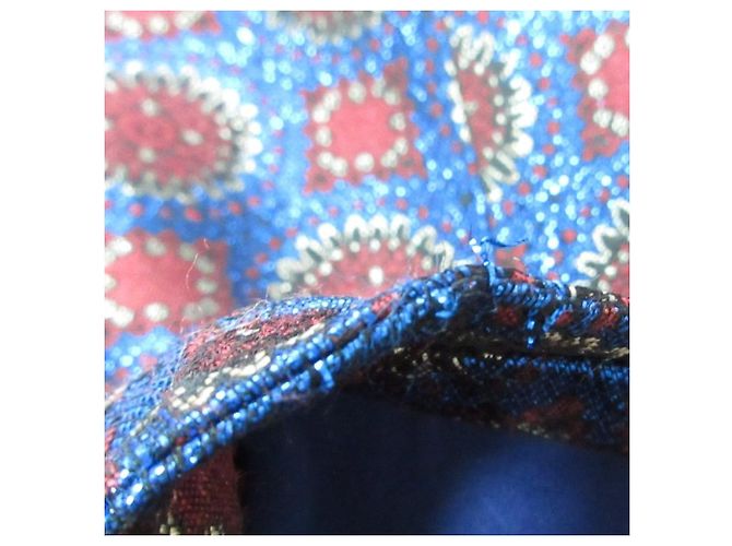 Kenzo Lamé-Jacquard-Kleid Blau - Ansicht 12