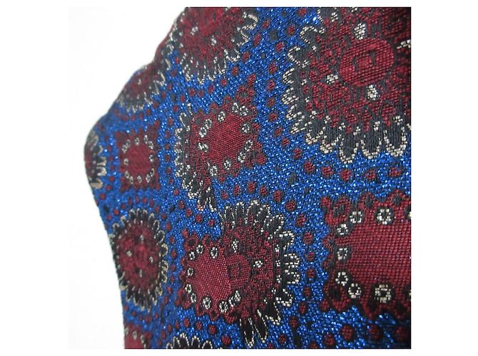 Kenzo Lamé-Jacquard-Kleid Blau - Ansicht 3