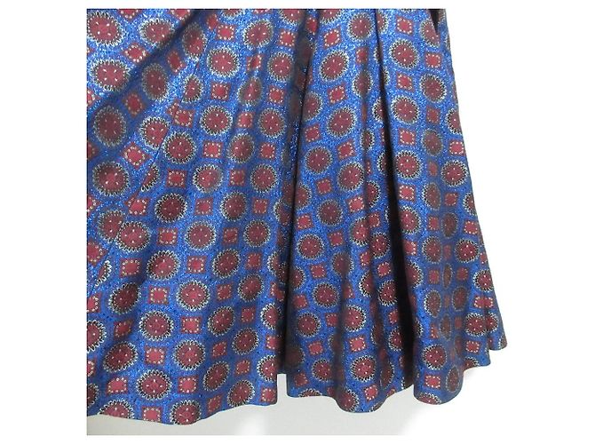 Kenzo Lamé-Jacquard-Kleid Blau - Ansicht 6