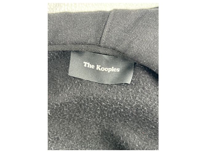 The Kooples Kapuzenpullover Schwarz Baumwolle - Ansicht 3