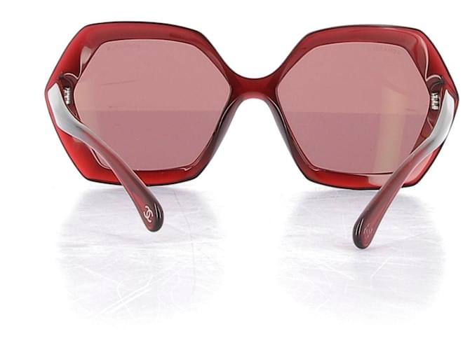Chanel Gafas de sol rojas - vista 2