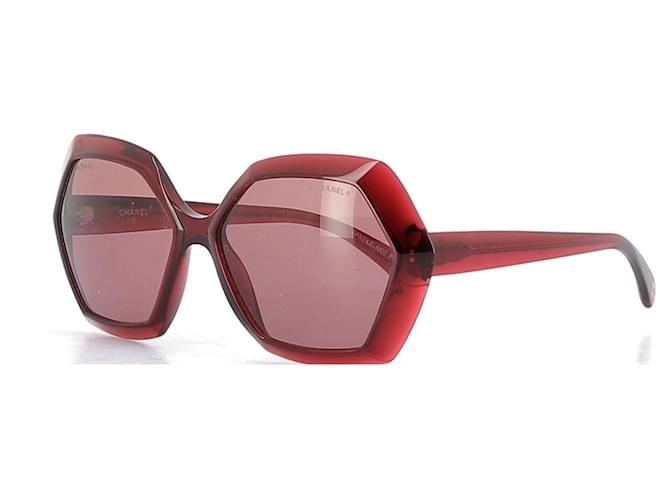 Chanel Gafas de sol rojas - vista 4
