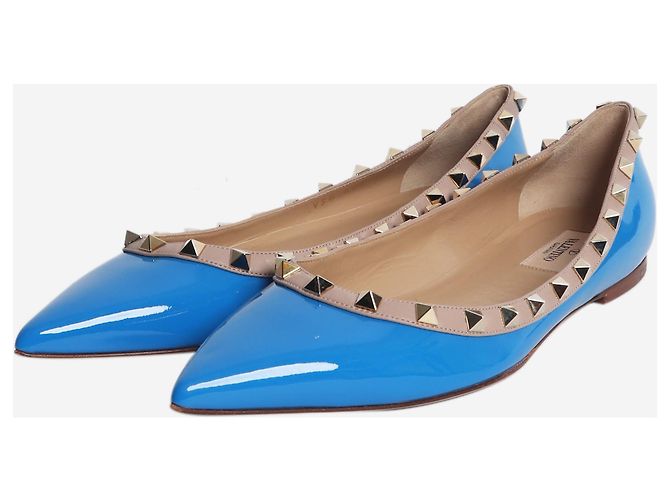 Valentino Escarpines planos Blue rockstud - talla EU 40 (UK 7) - vista 2