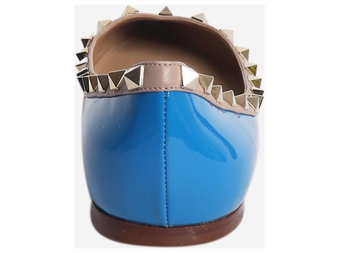Valentino Escarpines planos Blue rockstud - talla EU 40 (UK 7) - vista 3